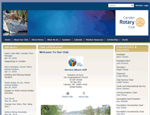 Tablet Screenshot of camdenrotary.org